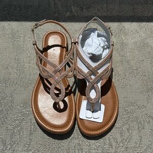 ✨ Kelly & Katie Rose Gold Sandals